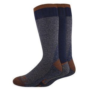 3 Pairs Genuine Dickies Cotton Thermal Crew Socks